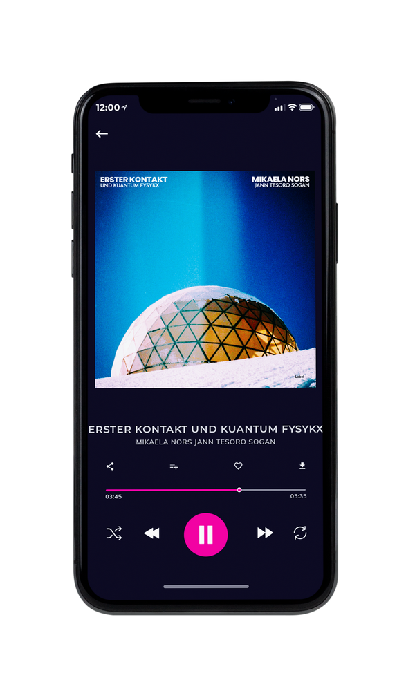 Tablet view of Premade EDM, House & Dub Album Cover - Deep Cerulean #5493 | AlbumArtZone*