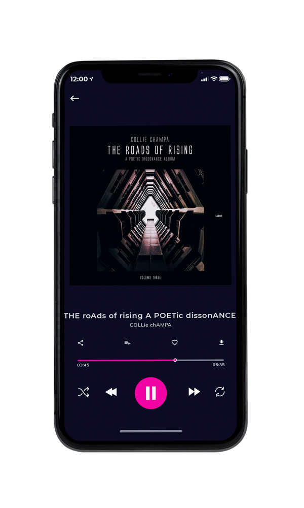 Tablet view of Premade Rock,Punk & Alternative Album Cover - Ebony #5532 | AlbumArtZone*