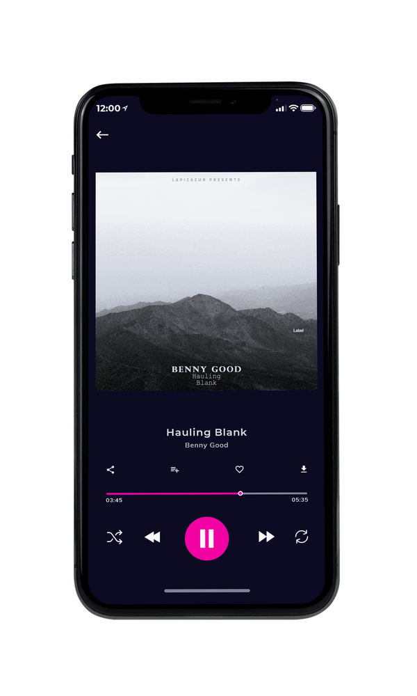 Tablet view of Premade Indie & Folk Music Album Cover - Mercury #5678 | AlbumArtZone*