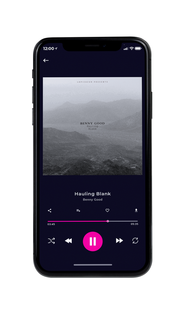 Tablet view of Premade Indie & Folk Music Album Cover - Gray #5679 | AlbumArtZone*