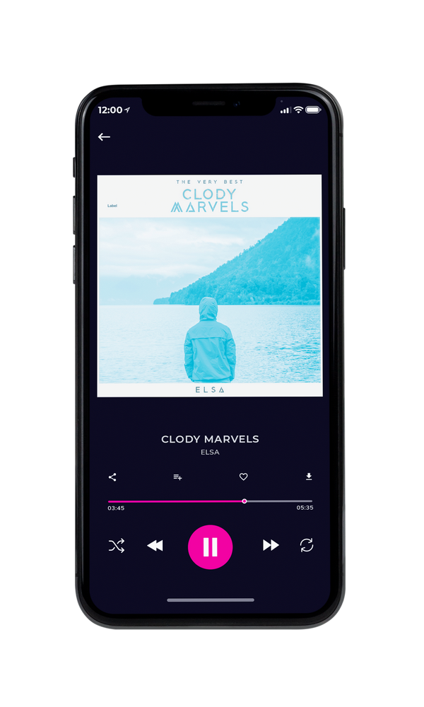 Tablet view of Premade Pop Album Cover - Aqua Spring #5874 | AlbumArtZone*