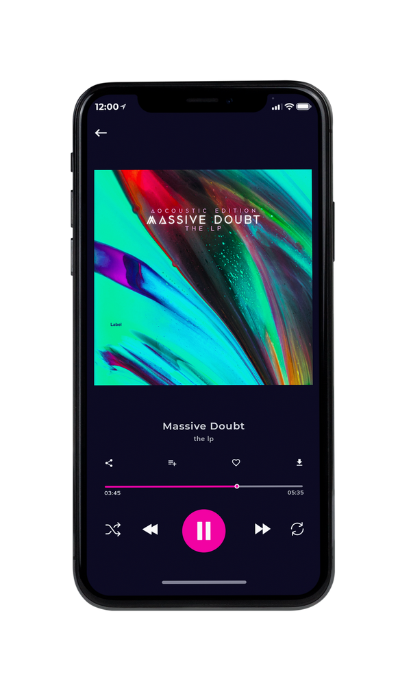 Tablet view of Premade Rock,Punk & Alternative Album Cover - Bright Turquoise #5992 | AlbumArtZone*