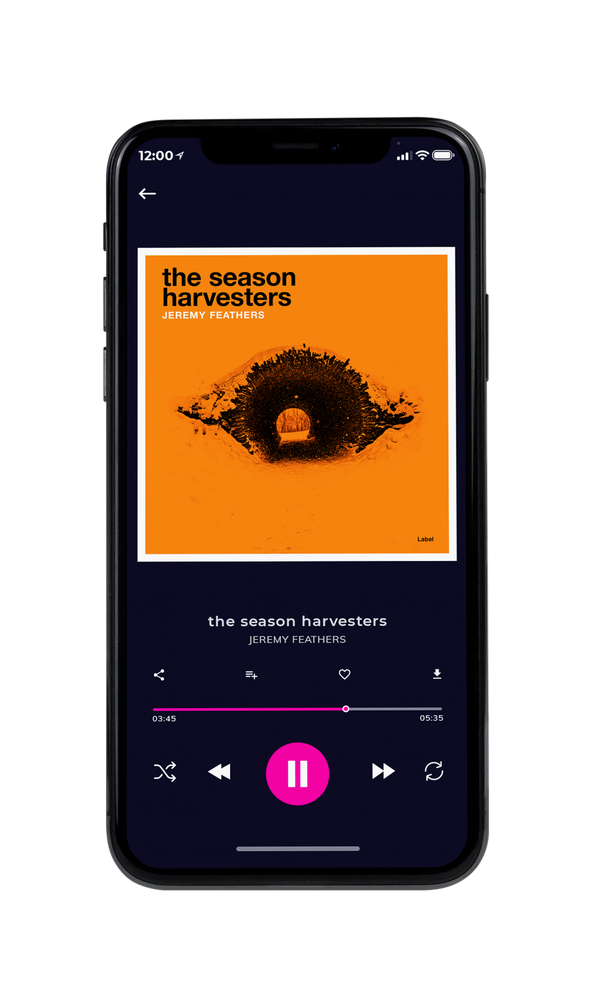 Tablet view of Premade Pop Album Cover - Tangerine #6057 | AlbumArtZone*