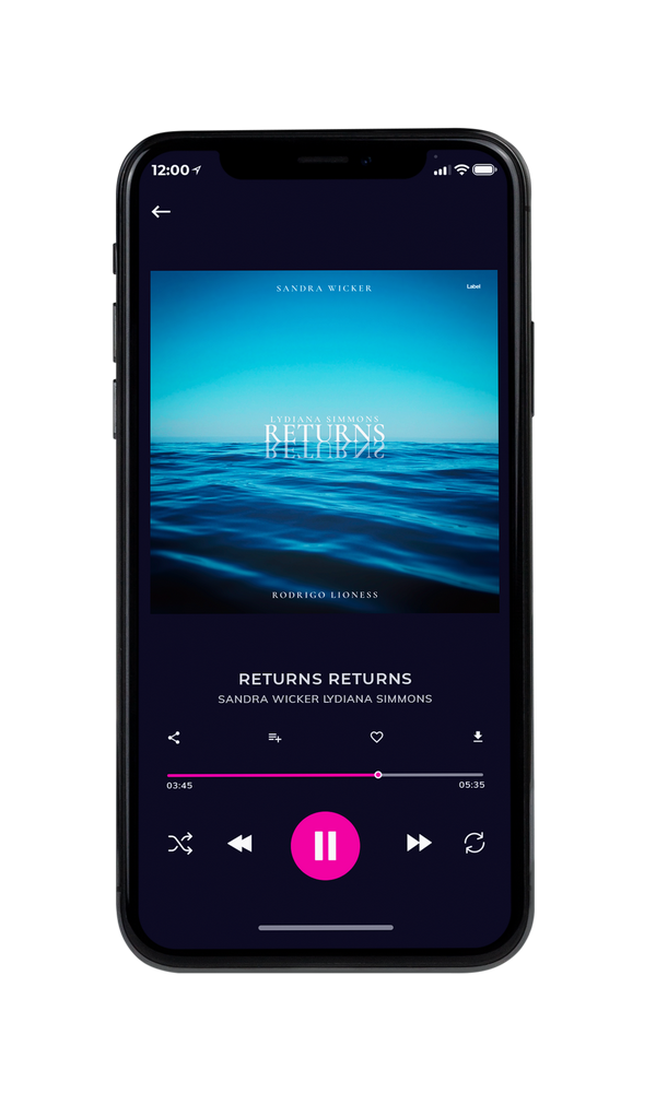 Tablet view of Premade Contemporary Music Book Cover - Eastern Blue #6150 | AlbumArtZone*