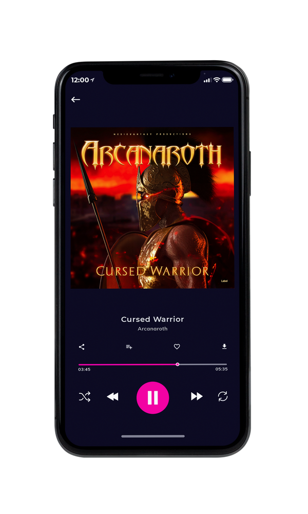 Tablet view of Premade Heavy Metal & Gothic Metal Album Cover - Flame Pea #6373 | AlbumArtZone*