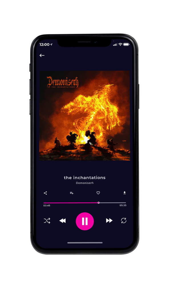 Tablet view of Premade Heavy Metal & Gothic Metal Book Cover - Fire Bush #6385 | AlbumArtZone*