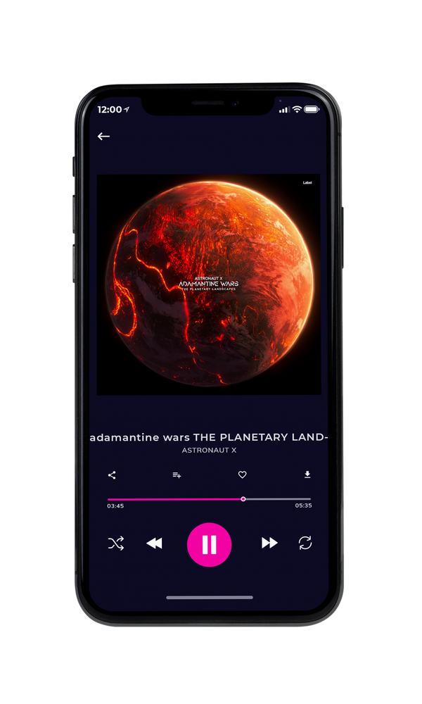 Tablet view of Premade Dance & House Album Cover - Red Damask #6427 | AlbumArtZone*