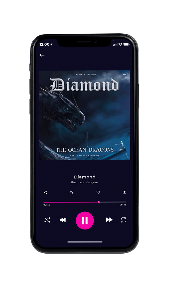 Tablet view of Premade Heavy Metal & Gothic Metal Album Cover - Mirage #6435 | AlbumArtZone*