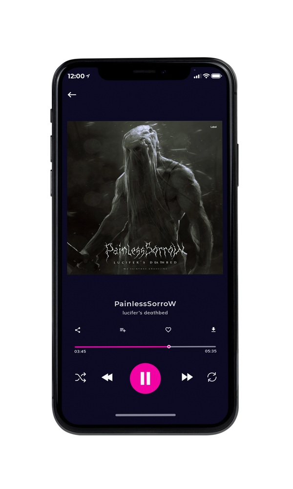 Tablet view of Premade Heavy Metal & Gothic Metal Album Cover - Rangitoto #6452 | AlbumArtZone*