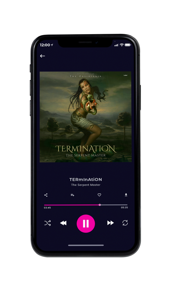 Tablet view of Premade Heavy Metal & Gothic Metal Album Cover - Rangitoto #6460 | AlbumArtZone*