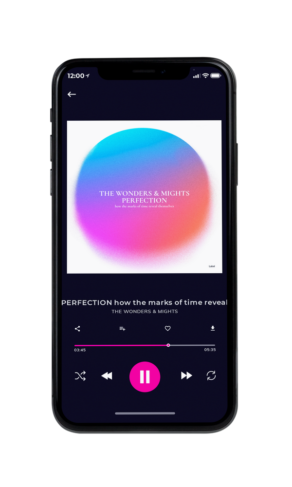 Tablet view of Premade Contemporary Music Album Cover - Cornflower Blue #6545 | AlbumArtZone*