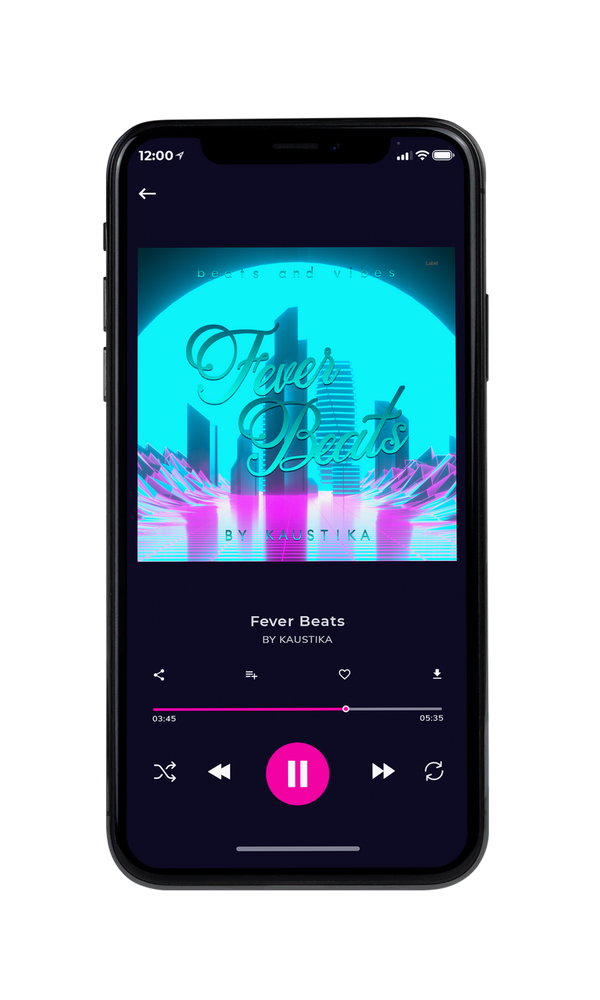 Tablet view of Premade Contemporary Music Album Cover - Bright Turquoise #6562 | AlbumArtZone*