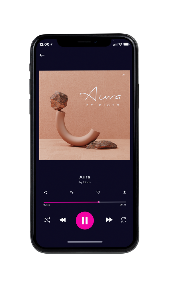Tablet view of Premade Electronica & Ambient Album Cover - Old Rose #6605 | AlbumArtZone*