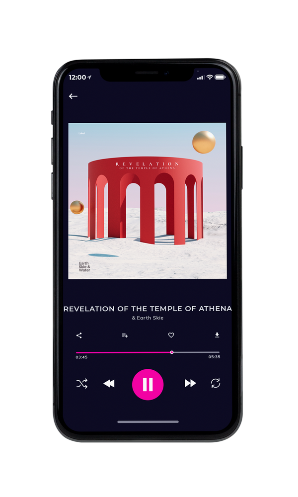 Tablet view of Premade Dance & House Album Cover - Medium Carmine #6608 | AlbumArtZone*