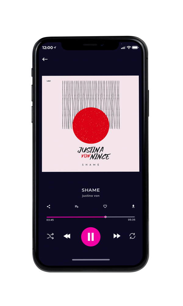 Tablet view of Premade Electronica & Ambient Album Cover - Linen #6620 | AlbumArtZone*