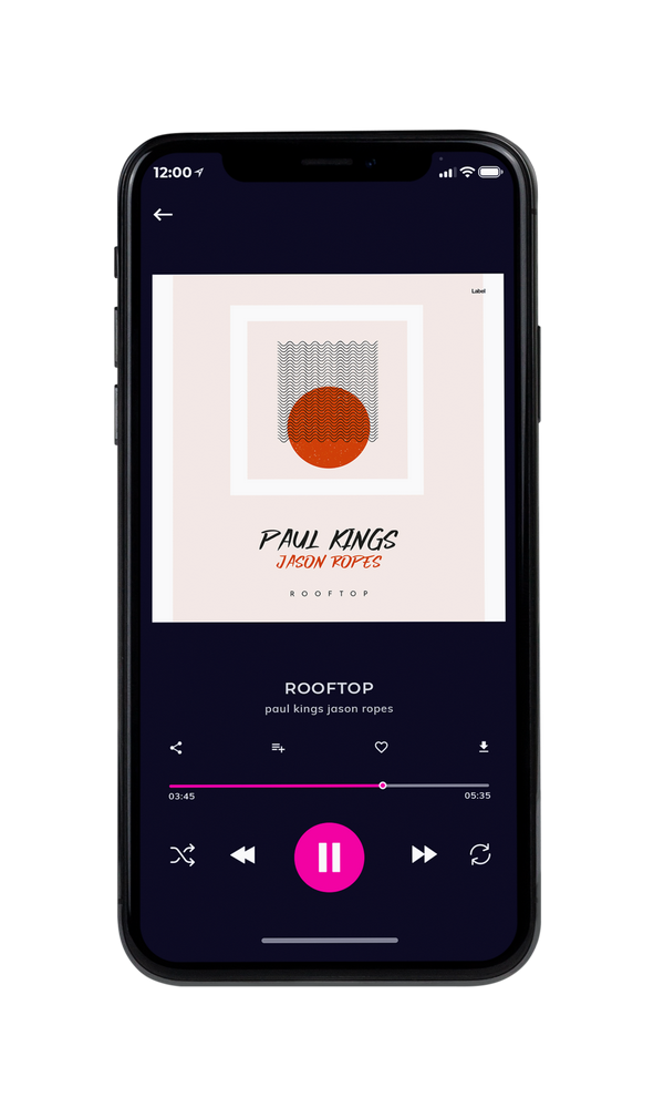 Tablet view of Premade Electronica & Ambient Album Cover - Linen #6622 | AlbumArtZone*