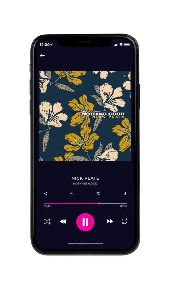 Tablet view of Premade Electronica & Ambient Album Cover - Ebony Clay #6627 | AlbumArtZone*