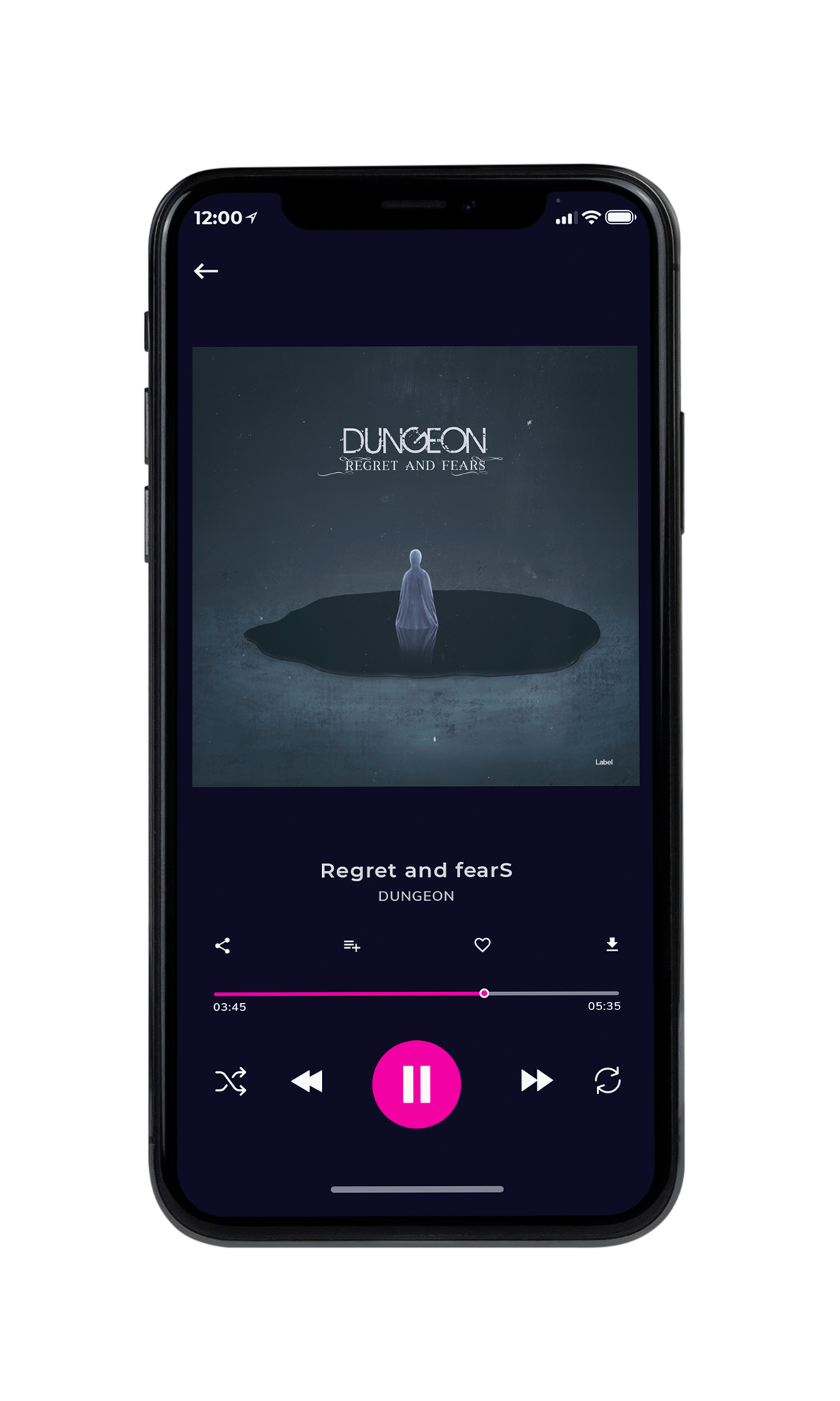 Tablet view of Premade Heavy Metal & Gothic Metal Album Cover - Limed Spruce #6874 | AlbumArtZone*