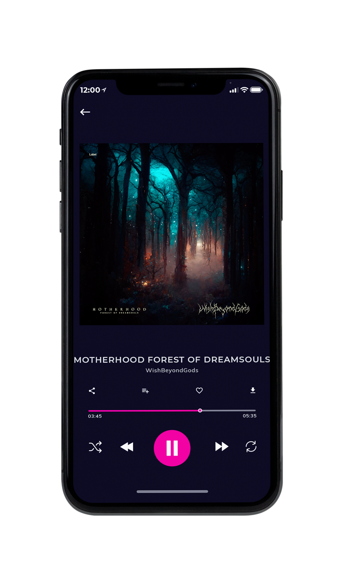 Tablet view of Premade Heavy Metal & Gothic Metal Album Cover - Woodsmoke #6916 | AlbumArtZone*