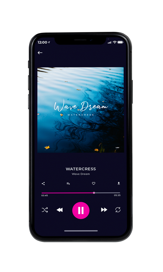 Tablet view of Premade Electronica & Ambient Album Cover - Blue Whale #7023 | AlbumArtZone*
