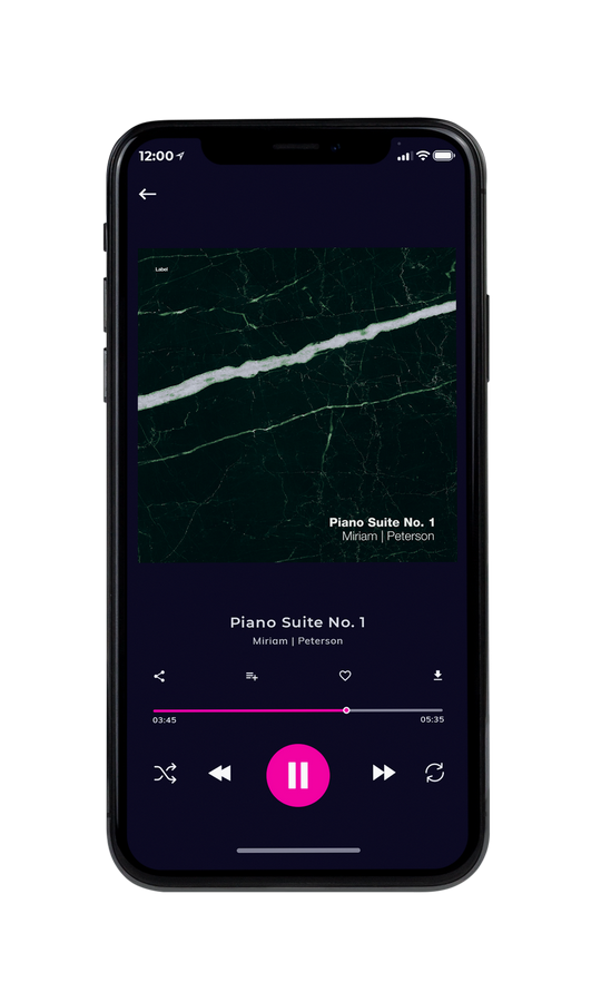 Tablet view of Premade Contemporary Music Album Cover - Black Bean #7074 | AlbumArtZone*