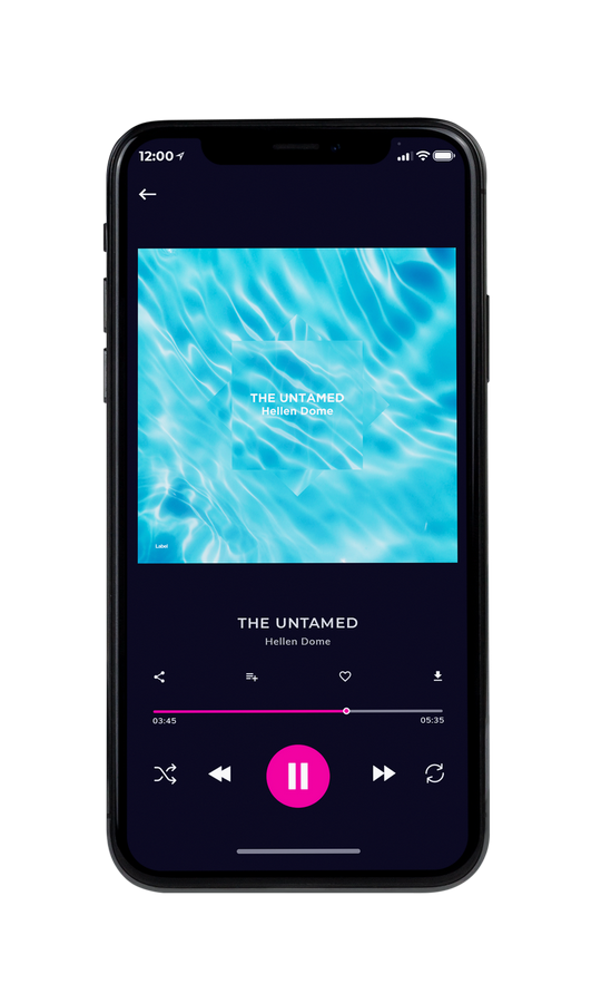 Tablet view of Premade Dance & House Album Cover - Aquamarine Blue #7092 | AlbumArtZone*