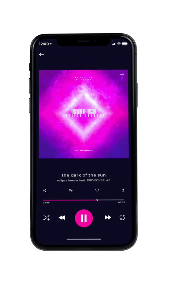 Tablet view of Premade EDM, House & Dub Album Cover - Cerise #7238 | AlbumArtZone*