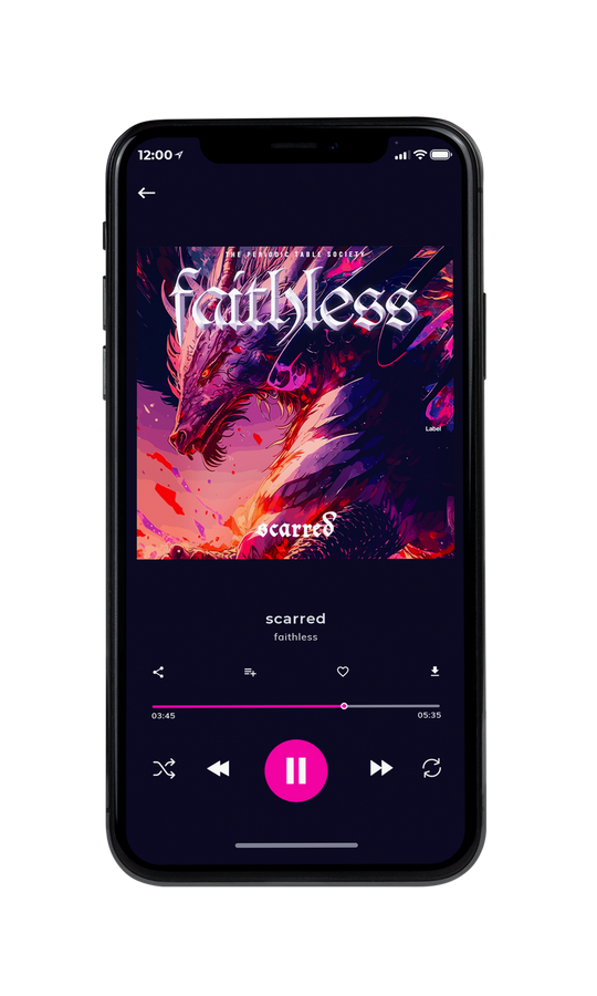 Tablet view of Premade Heavy Metal & Gothic Metal Book Cover - New York Pink #7418 | AlbumArtZone*