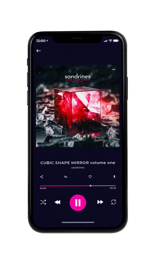 Tablet view of Premade Contemporary Music Book Cover - New York Pink #7448 | AlbumArtZone*