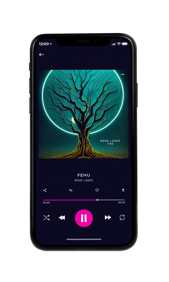 Tablet view of Premade Podcast Album Cover - Te Papa Green #7595 | AlbumArtZone*