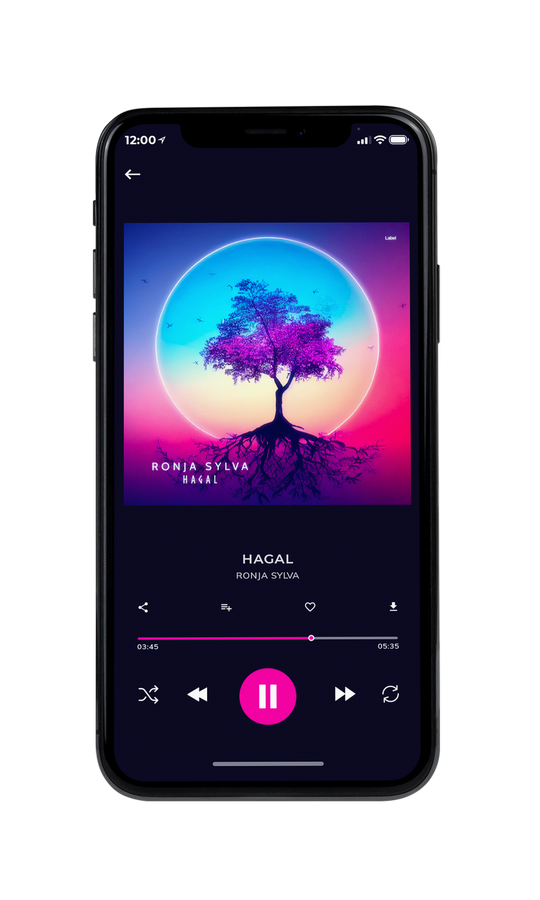 Tablet view of Premade Electronica & Ambient Album Cover - Mauvelous #7596 | AlbumArtZone*