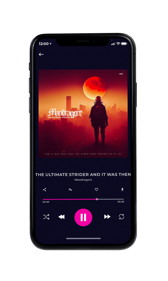 Tablet view of Premade Rock,Punk & Alternative Album Cover - Maroon Oak #7612 | AlbumArtZone*
