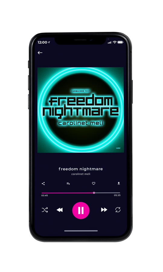 Tablet view of Premade Electronica & Ambient Album Cover - Spray #7741 | AlbumArtZone*