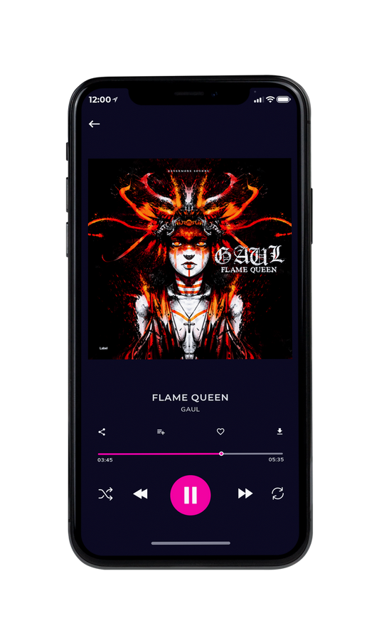 Tablet view of Premade Heavy Metal & Gothic Metal Album Cover - Night Rider #7762 | AlbumArtZone*