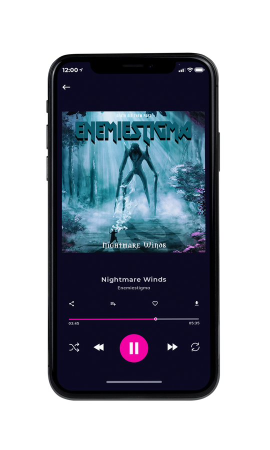 Tablet view of Premade Heavy Metal & Gothic Metal Album Cover - Smalt Blue #7795 | AlbumArtZone*