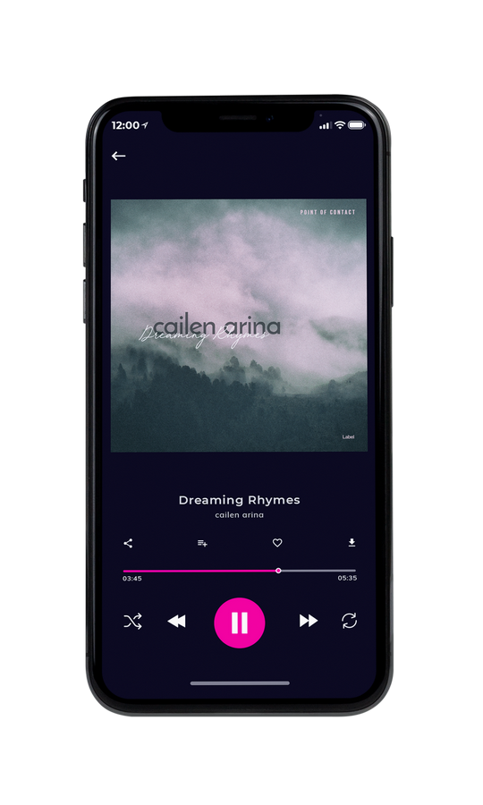 Tablet view of Premade Pop Album Cover - Pink Swan #7810 | AlbumArtZone*