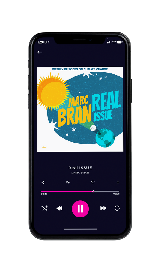 Tablet view of Premade Podcast Album Cover - Ming #7842 | AlbumArtZone*