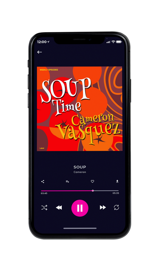 Tablet view of Premade Podcast Album Cover - Punch #7857 | AlbumArtZone*