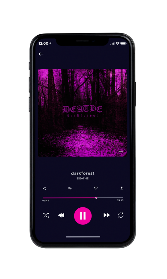 Tablet view of Premade Heavy Metal & Gothic Metal Album Cover - Medium Red Violet #7885 | AlbumArtZone*