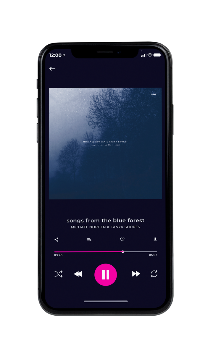 Tablet view of Premade Contemporary Music Album Cover - Cloud Burst #7900 | AlbumArtZone*