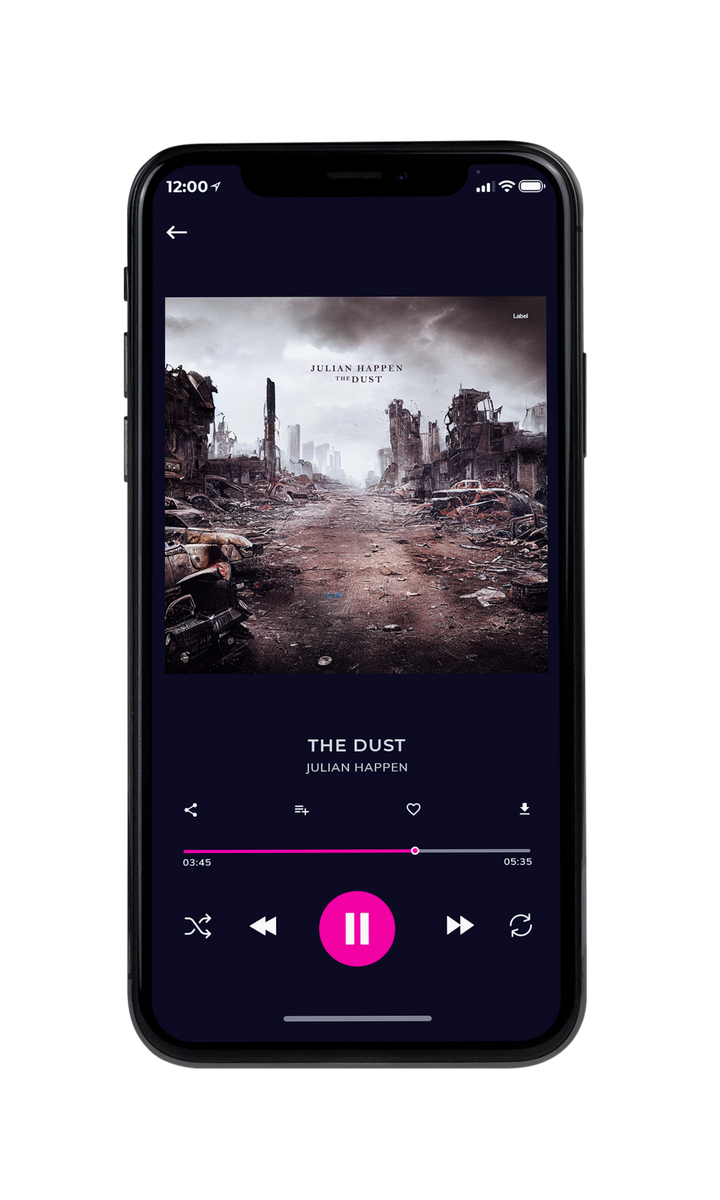 Tablet view of Premade Contemporary Music Album Cover - Thunder #7942 | AlbumArtZone*
