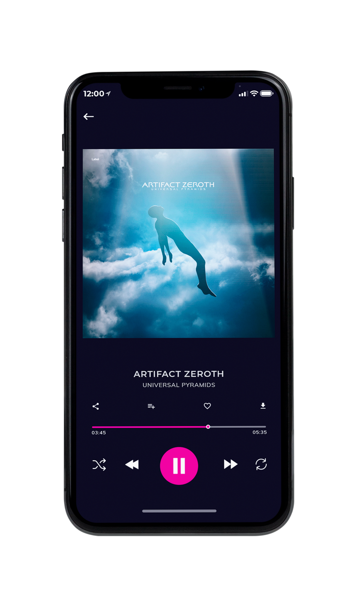 Tablet view of Premade Electronica & Ambient Book Cover - Wedgewood #8037 | AlbumArtZone*