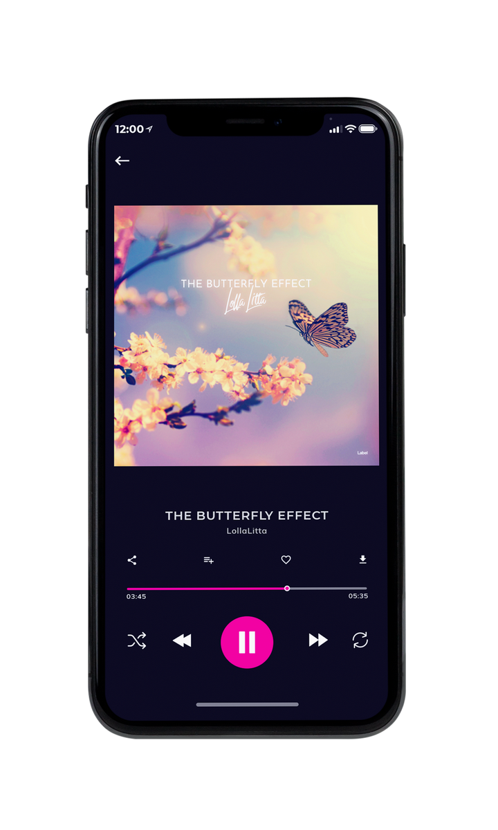 Tablet view of Premade Electronica & Ambient Album Cover - Soft Amber #8041 | AlbumArtZone*