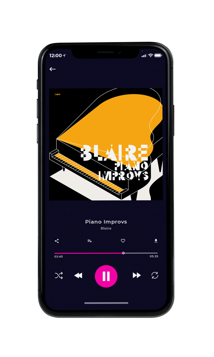 Tablet view of Premade Traditional Jazz & Blues Album Cover - Black #8151 | AlbumArtZone*