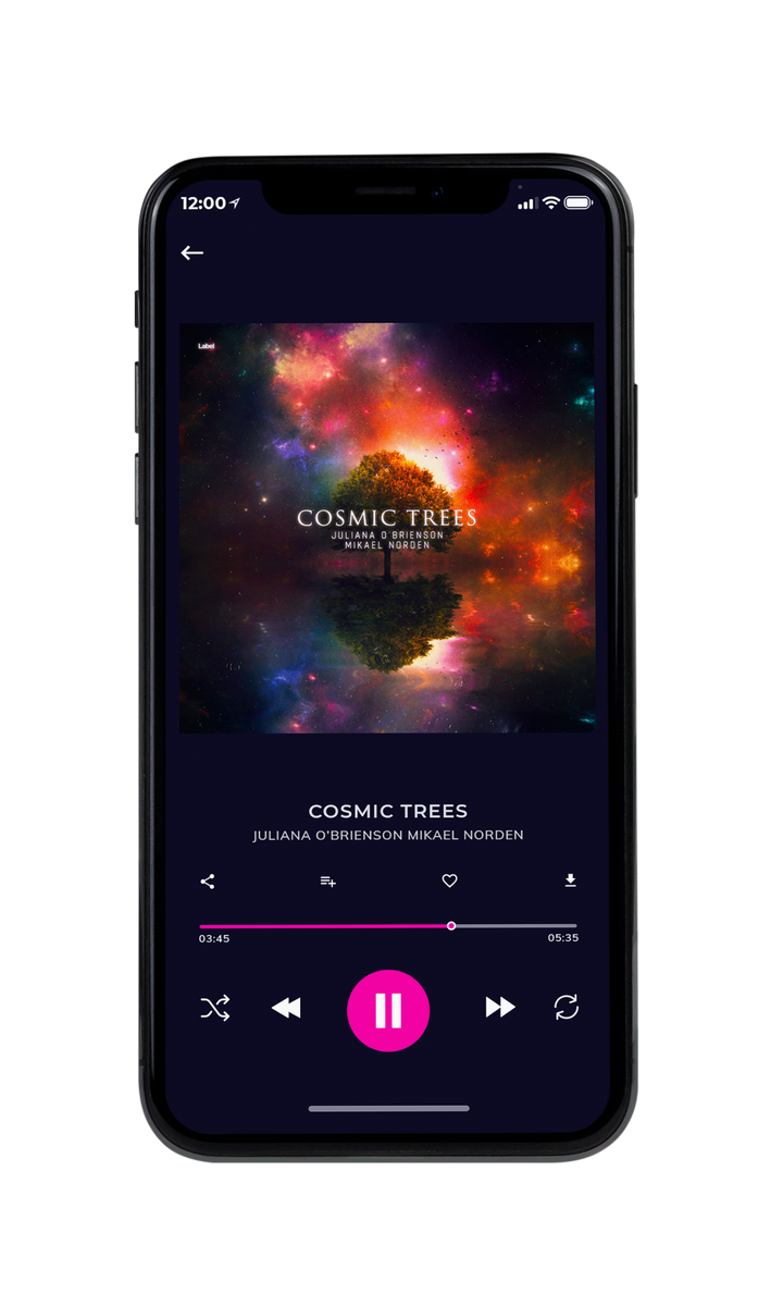 Tablet view of Premade Podcast Album Cover - Thunder #8246 | AlbumArtZone*