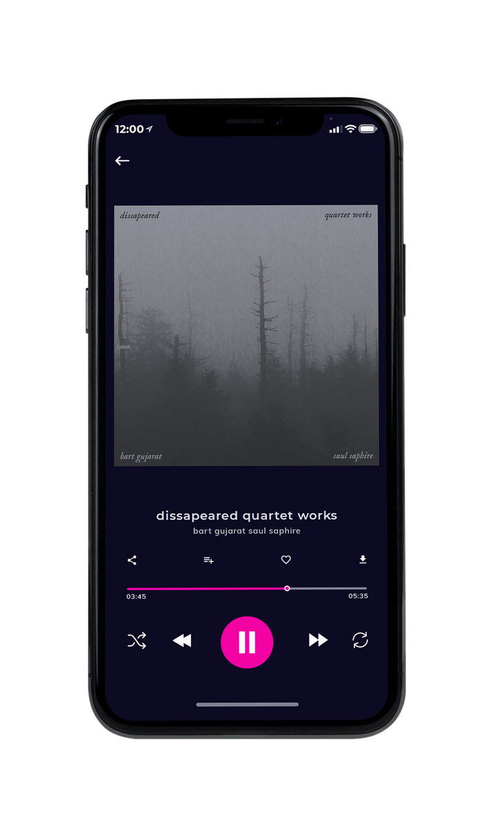 Tablet view of Premade Contemporary Music Album Cover - Gray #8415 | AlbumArtZone*