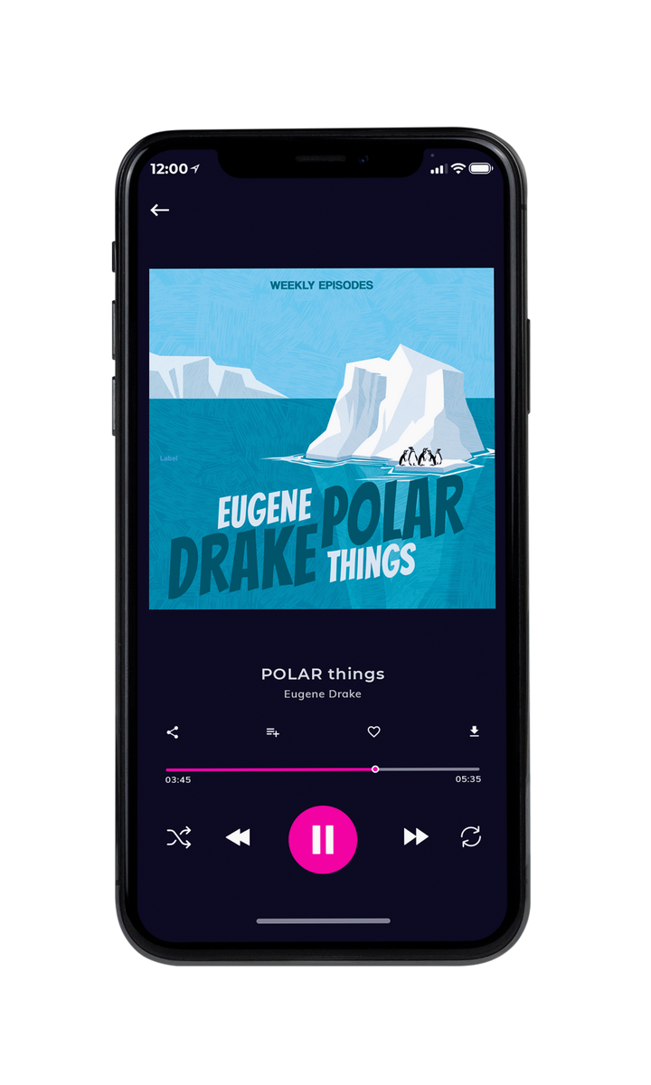 Tablet view of Premade Podcast Album Cover - Astral #8693 | AlbumArtZone*