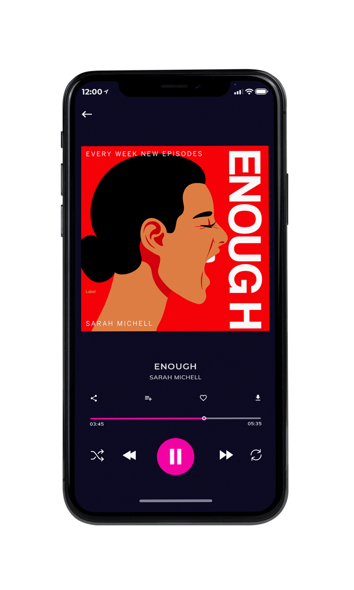 Tablet view of Premade Podcast Album Cover - Di Serria #8697 | AlbumArtZone*