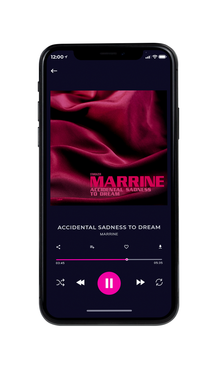 Tablet view of Premade Pop Album Cover - Aubergine #8743 | AlbumArtZone*