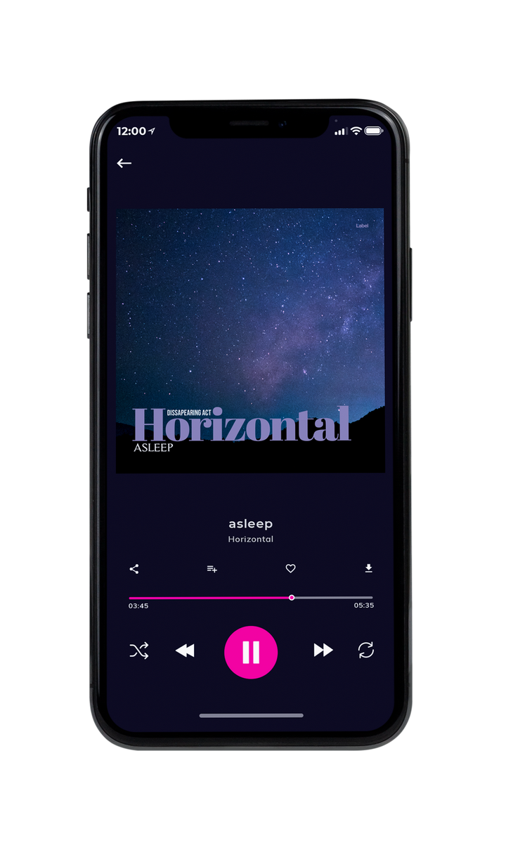 Tablet view of Premade Pop Album Cover - Cloud Burst #8802 | AlbumArtZone*